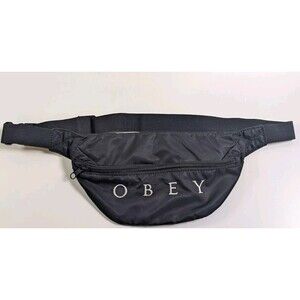 Obey - Dropout Waistpack Black Adjustable Strap Small Size Light Weight  Bag